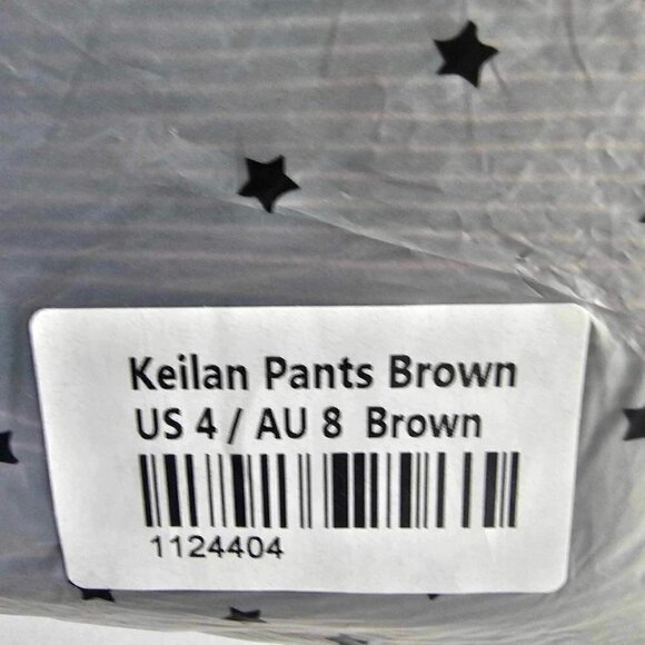 Princess Polly, Ladies Keilan Pants Brown. Size: 4 (US). NIB/NWT - Picture 3 of 9